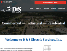 Tablet Screenshot of dandselectricinc.com